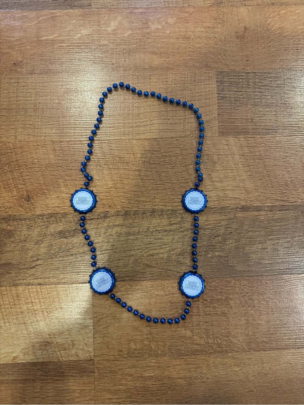 Bud Light Bottle Cap Necklace - pack of 15